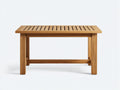Table de jardin - Bois de teck - 180 x 90 x 75 cm - Bois naturel - Style naturel contemporain