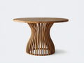 Table de jardin - Bois de teck - 150 x 150 x 75 cm - Bois naturel - Style contemporain