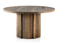Table de jardin - Bois de teck - 160 x 160 x 75 cm - Bois naturel - Style contemporain