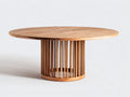 Table de jardin - Bois de teck - 160 x 160 x 75 cm - Bois naturel - Style contemporain