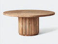 Table de jardin - Bois de teck - 180 x 180 x 75 cm - Bois naturel - Style contemporain