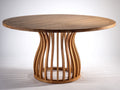 Table de jardin - Bois de teck - 180 x 180 x 75 cm - Bois naturel - Style contemporain