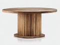 Table de jardin - Bois de teck - 160 x 160 x 75 cm - Bois naturel - Style contemporain